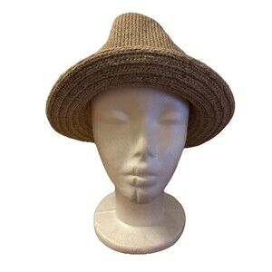 Vintage 1970 1980 Penthouse Knits Fedora Hat Gray Wool Blend Made In USA